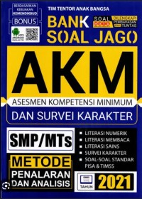 Image of Bank Soal Jago AKM Asesmen Kompetensi Minimum dan Survei Karakter